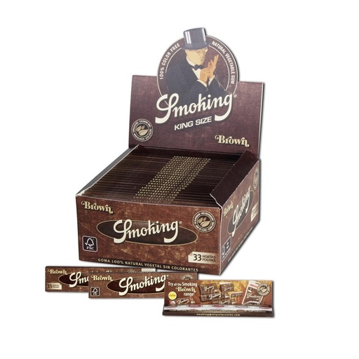 Smoking - BROWN - King Size Slim Papers