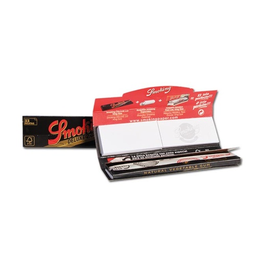Smoking - DELUXE - King Size Slim Papers + Tips