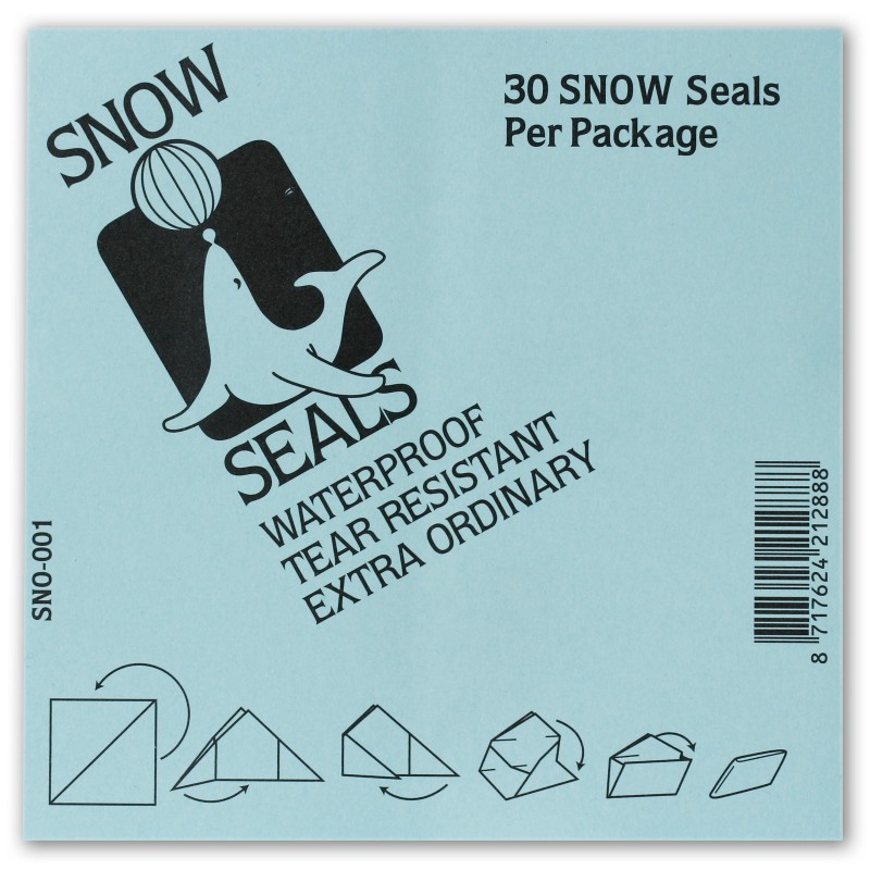 Snow Seals Papier-Pack, mit Linien, 30 Stück Groß 9,5 x 9,5cm