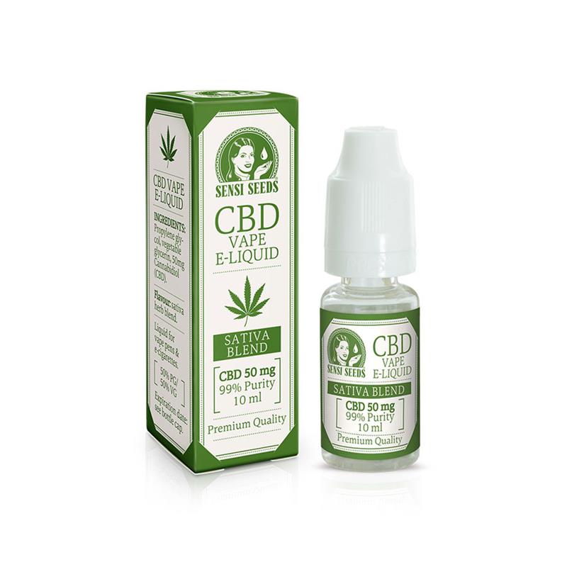 Sensi Seeds CBD Liquid | 10ml CBD E-Liquid, 50mg CBD
