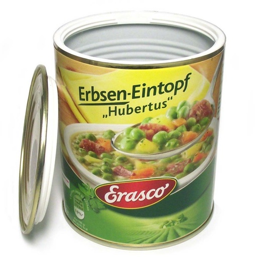 Versteckdose Erasco Erbsen-Eintopf