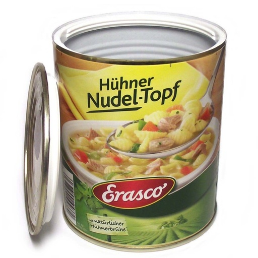 Versteckdose Erasco Hühner Nudeltopf
