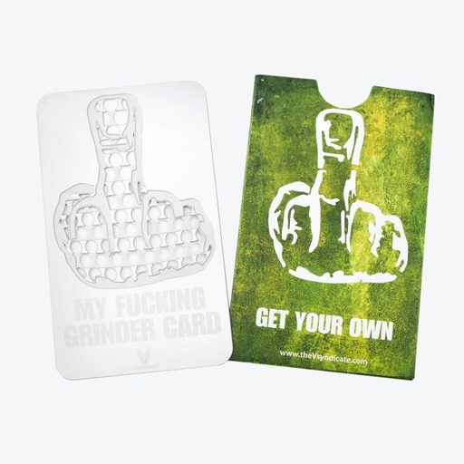 V-Syndicate - Grinder Card - MY FUCKING GRINDER CARD