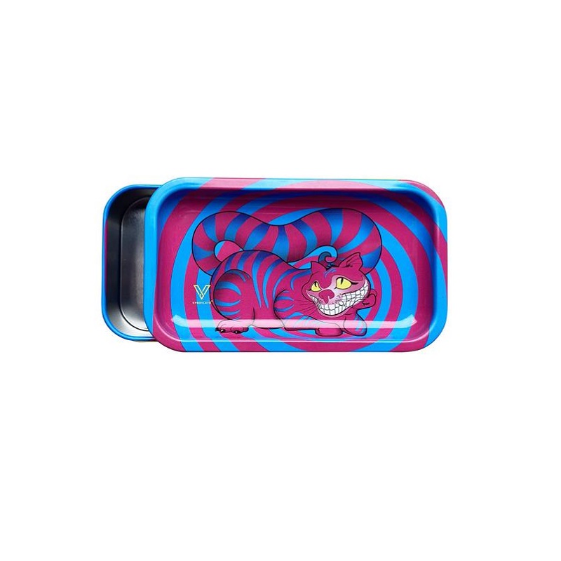 V Syndicate - Syndicase 2.0 Metalldose mit Drehtablett im Deckel - 2in1 "Seshigher Cat"