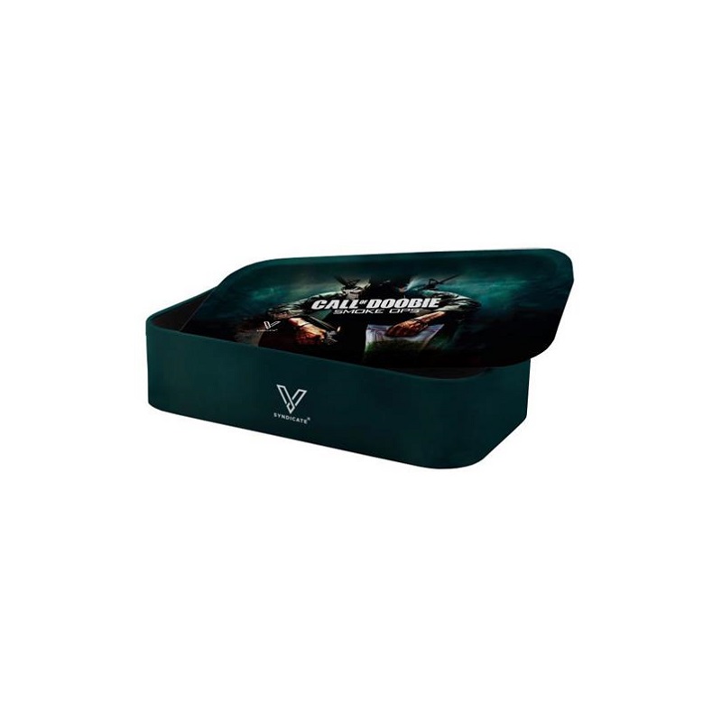 V Syndicate - Syndicase 2.0 Metalldose mit Drehtablett im Deckel - 2in1 "Call of Doobie"