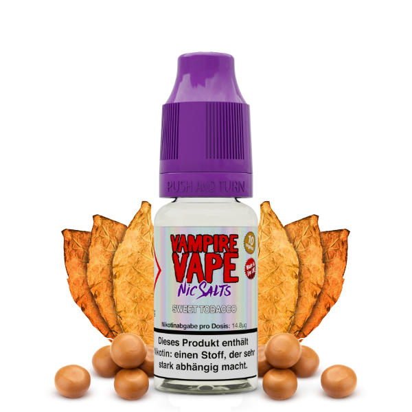 VampireVape - Sweet Tobacco Nic Salt - 10 mg/ml Nikotinsalz - 10 ml Liquid