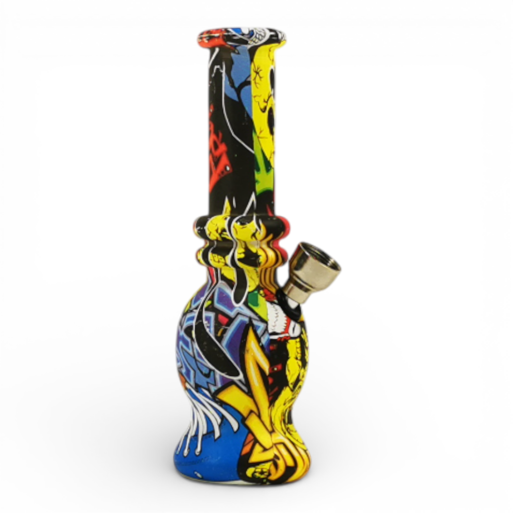 Mini Glas Bong "Comic"