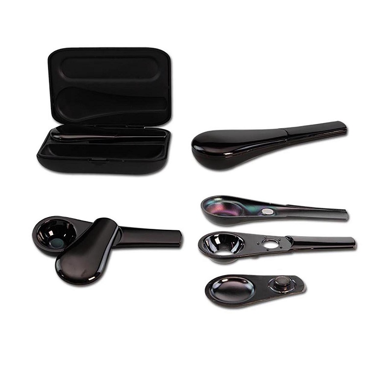 [20370-4] Black Leaf - Jopi Magnetpfeife (Schwarz)