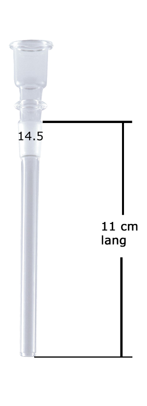 [20206-1] Bam Bam Bohle komplett Chillum - Zylinderkopf - 14.5mm (11cm)