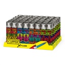 CLIPPER CLASSIC Large Jet Flame Mandala Leaves