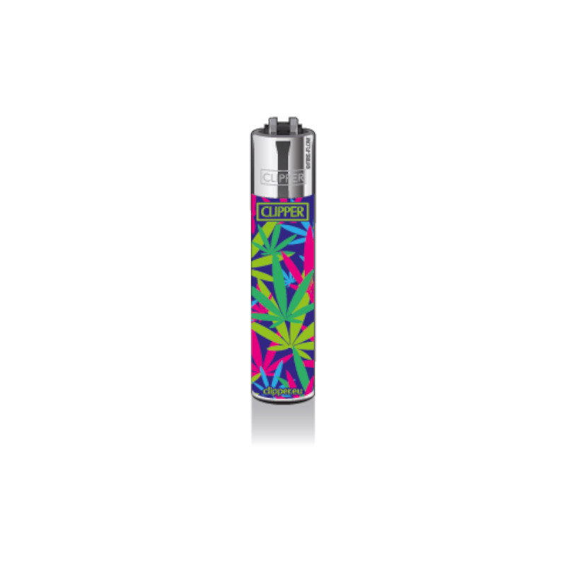 CLIPPER - Feuerzeug | Neon Leaves