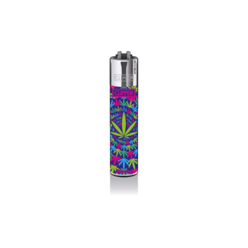 CLIPPER - Feuerzeug | Neon Leaves