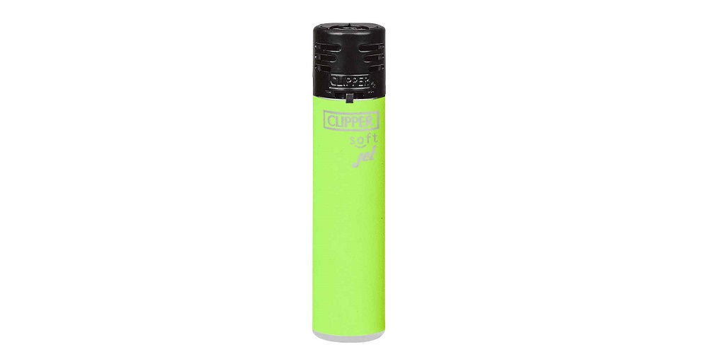 [20741-6] CLIPPER - Jetflame - Soft Touch Colours Black Cap (Grün)