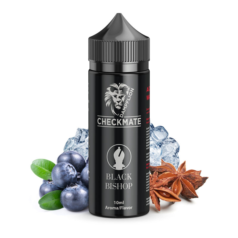 Dampflion - Checkmate / BLACK - 10 ml Longfill Aroma
