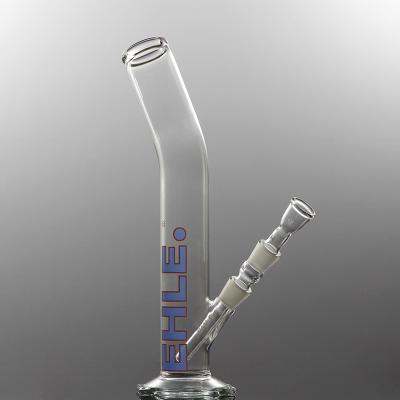 [21226-1] EHLE - Zylinder oben gebogen 500ml NS18,8 (Amber, mit Kickloch, mit Diffusion)