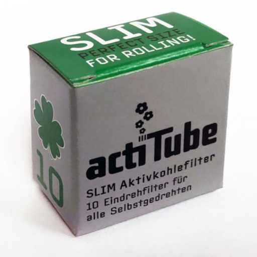 actiTube - SLIM - 10 Aktivkohlefilter