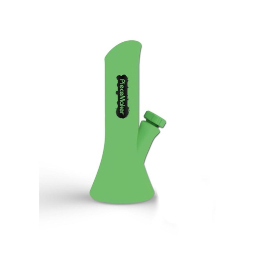 PieceMaker - Kali / GREEN GLOW - Silikonbong