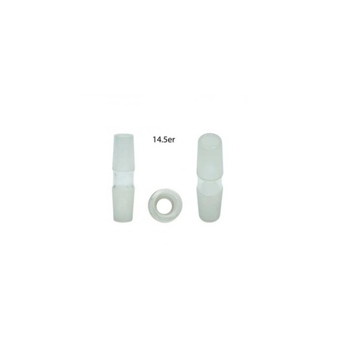 Glas Adapter Doppelkupplung oben & unten 14.5er