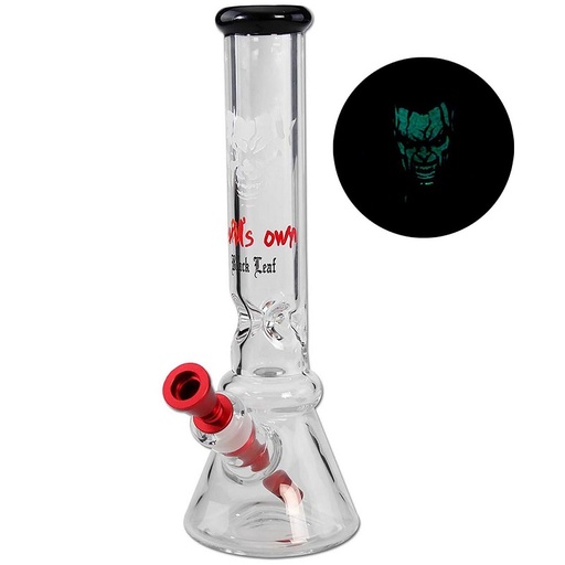 Black Leaf Devils Own Ice Glasbong Glow Aluadapter