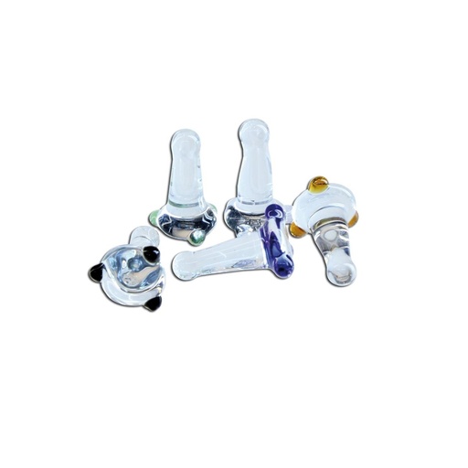 Black Leaf - Glassiebe farbig | 8mm