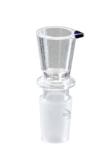 GLAS Steckkopf Trichter - schmal 18.8er