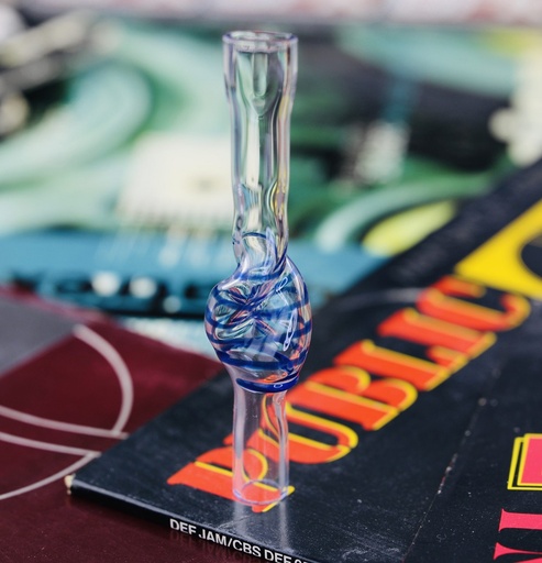 Calumet - Glas Stem Blue Bubble