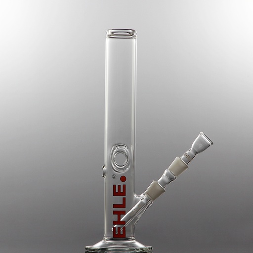 EHLE - 500 ml mit Eisloch - NS 18.8 - rot mit schwarzer Outlinie seitlich