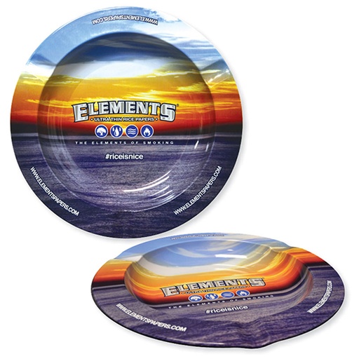 ELEMENTS - Aschenbecher rund - Blau