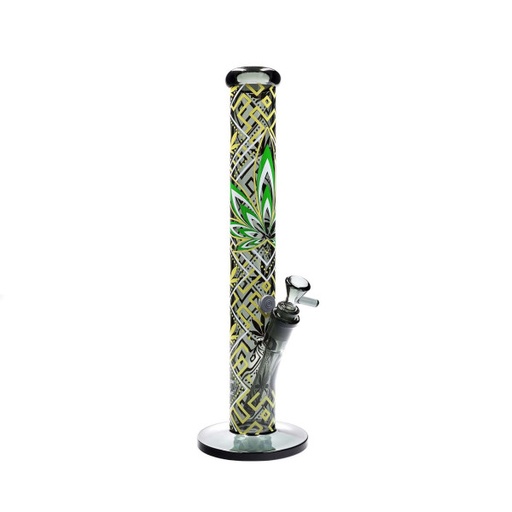 FIRE-FLOW™ X Black Leaf Bong LEAVES 34
