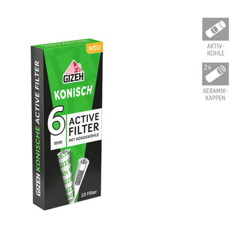 GIZEH - Konische Active Filter 6-7 mm
