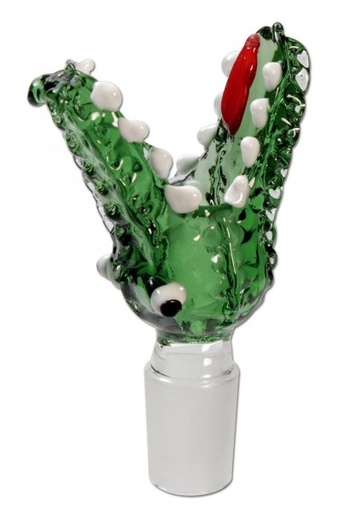 Glaskopf Krokodil 18,8