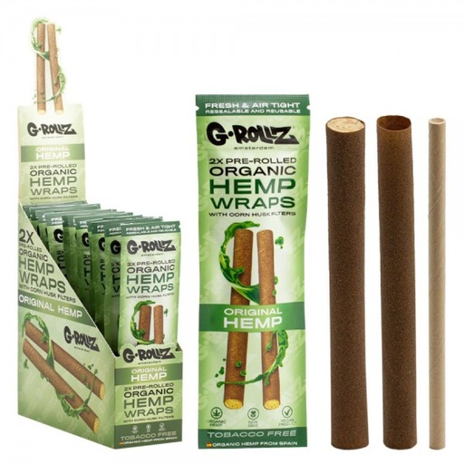 G-ROLLZ - Vorgerollte Hanf Wraps - Original