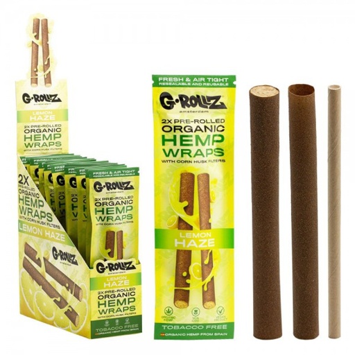 G-ROLLZ - Vorgerollte Hanf Wraps - Lemon Haze
