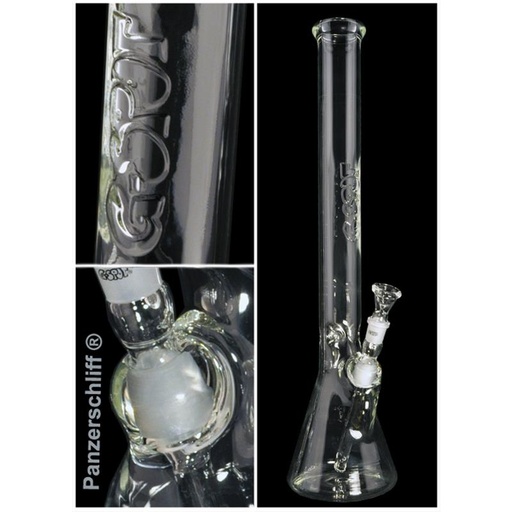 G-SPOT - Beakerbong - Eis 50 x 550 x 5 mm - Flame polished - 3-teilig - Panzerschliff