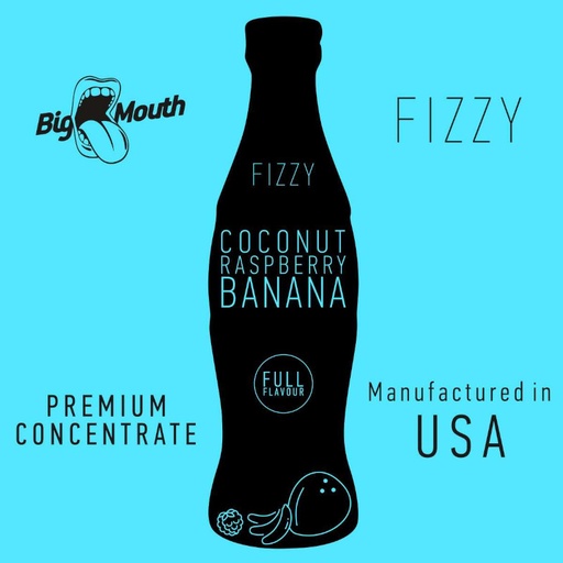 Big Mouth Fizzy Aroma Coconut, Raspberry, Banana, Kokosnuss, Himbeere & Banane