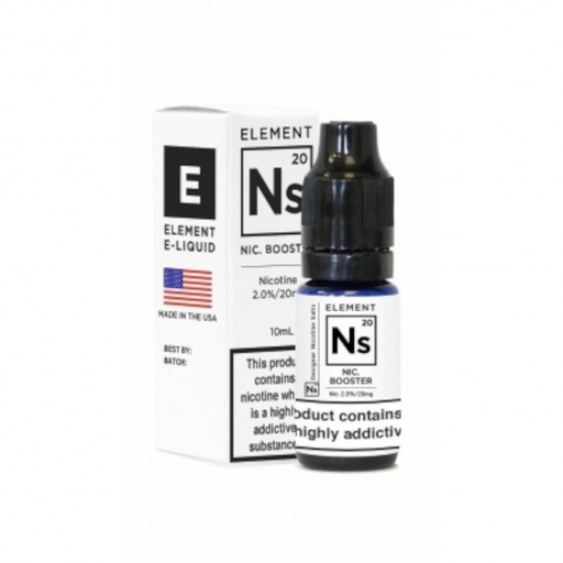 ELEMENT - Nikotinsalz Booster Liquid Ns20 Basen-Shot (65|35) 20mg - 10ml