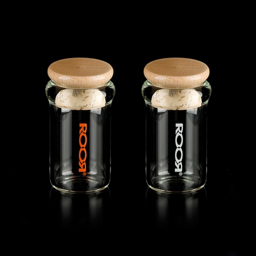 ROOR - Glasdose + Holz-Kork Deckel 75ml