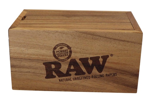 RAW - Holzbox aus Akazienholz mit Schiebedeckel groß
