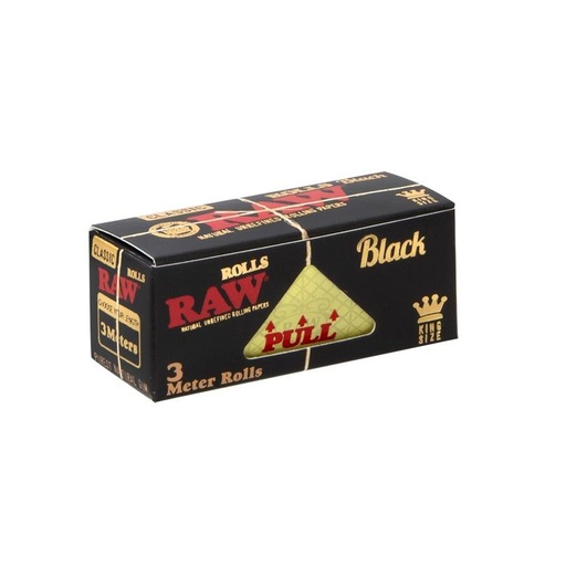 RAW - CLASSIC / BLACK - 3 Meter Rolls
