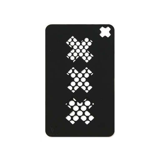 V-Syndicate - Grinder Card - XXX Schwarz/Gold