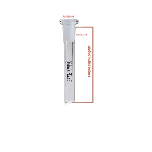 Black Leaf Chillum - Standard Adapter - NS18/NS14