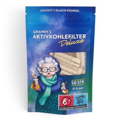 Granny's Weed Hybrid Deluxe Aktivkohlefilter mit Mundstück