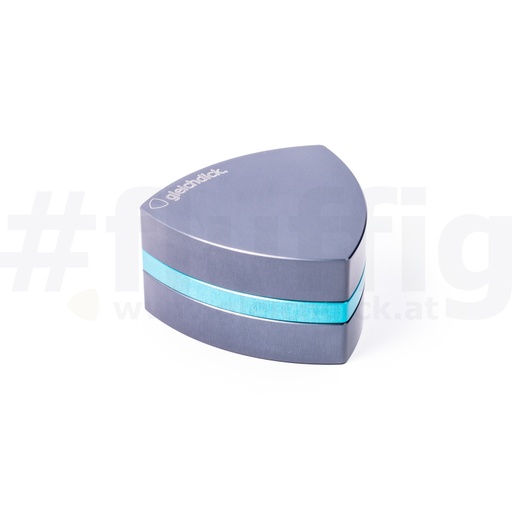 Gleichdick - 3-Teil-Alu-Grinder - STAHLBLAU